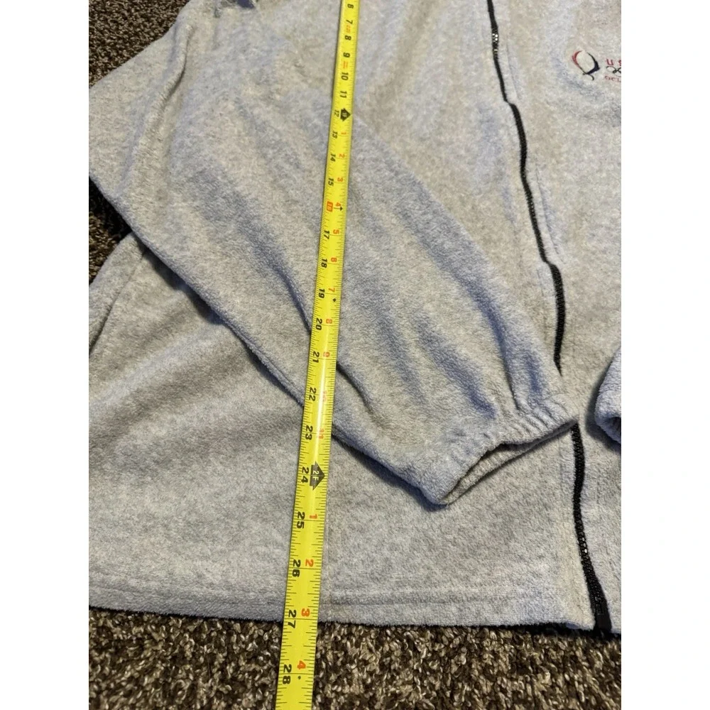 Vintage Team USA 2008 Beijing Summer Olympics Fleece Jacket Men 2XL Gray